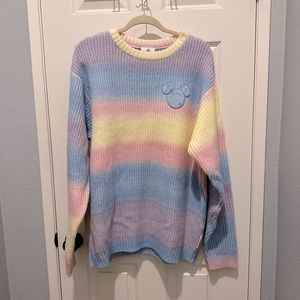 Shanghai Disneyland pastel knit sweater